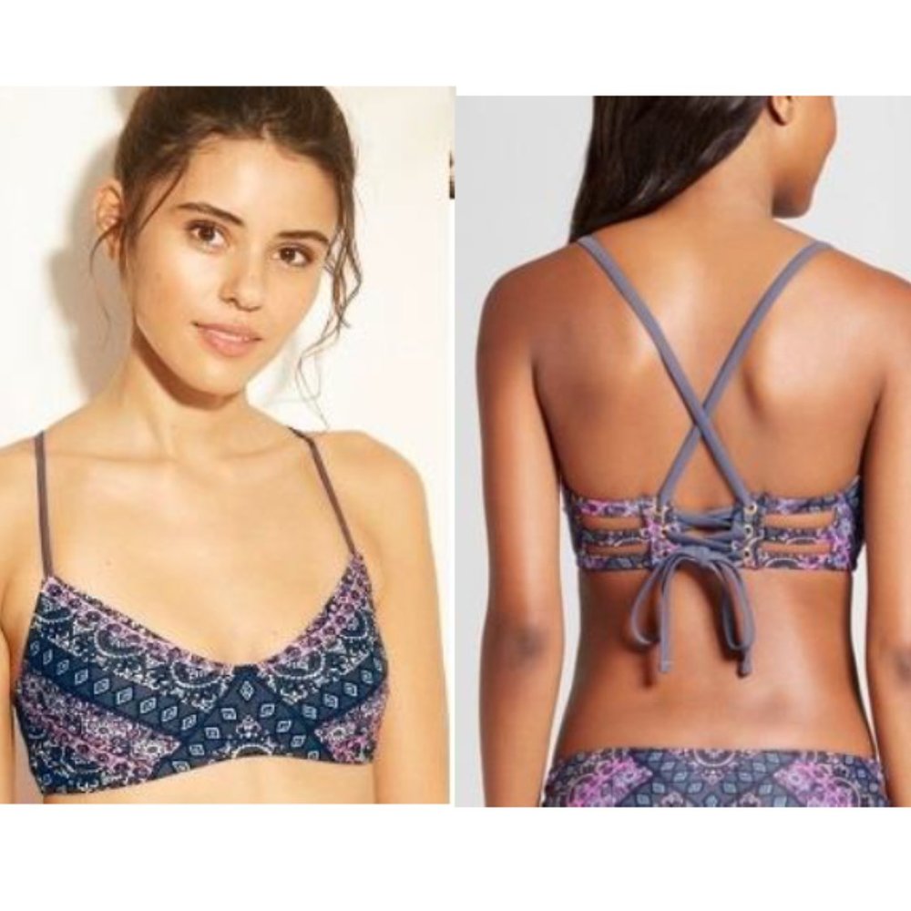 FINAL SALE Xhilaration Swim Top - Size Large